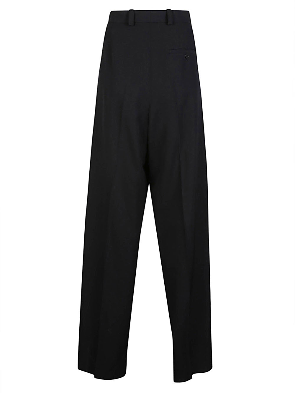 BALENCIAGA Men's Oversized Wool Pants - Size S