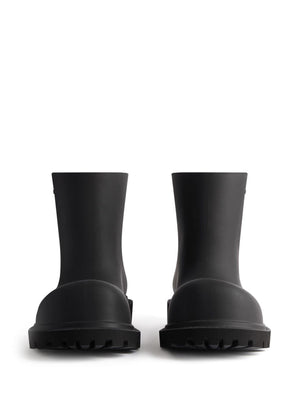 BALENCIAGA Men's Mini Steroid Logo-Embossed Ankle Boots