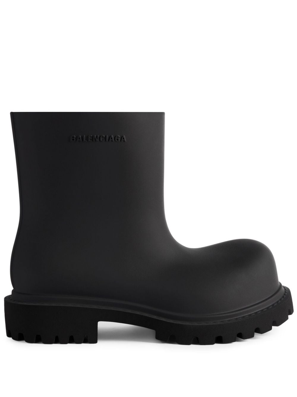 BALENCIAGA Men's Mini Steroid Logo-Embossed Ankle Boots