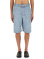 BOTTEGA VENETA Men's Denim Bermuda Shorts