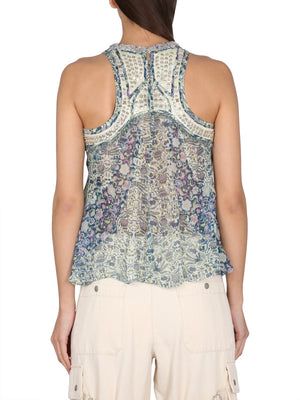 ISABEL MARANT Embroidered Silk Top for Women