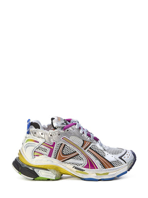 BALENCIAGA Women's Multicolor Technical Fabric Runner Sneakers - SS24 Collection