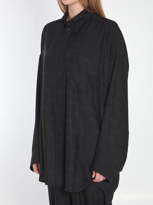 BALENCIAGA Oversized Cocoon Shirt - Size S