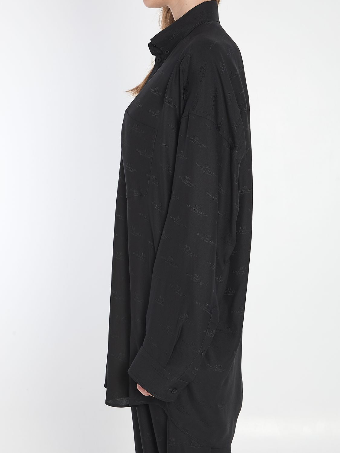 BALENCIAGA Oversized Cocoon Shirt - Size S