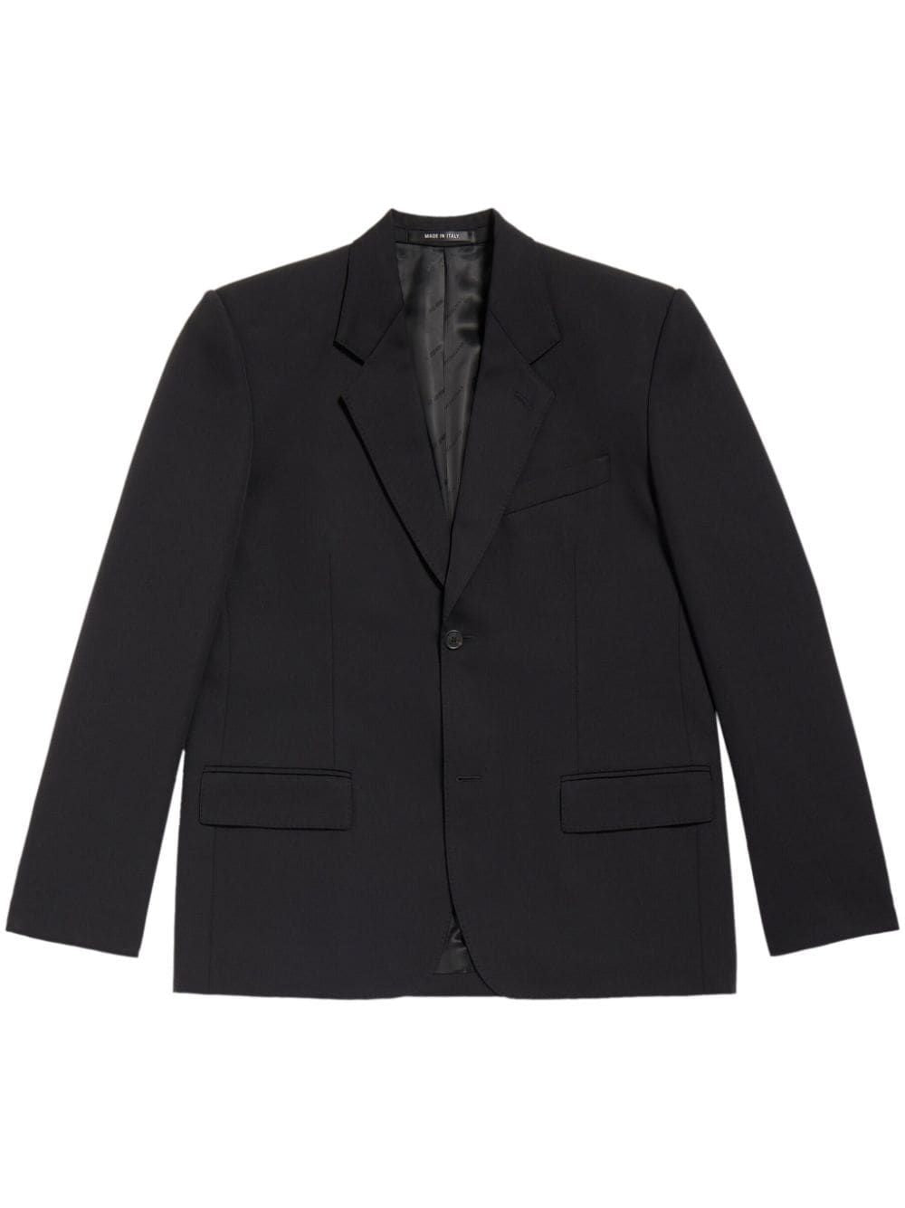 BALENCIAGA Men's Wool Single-Breasted Jacket