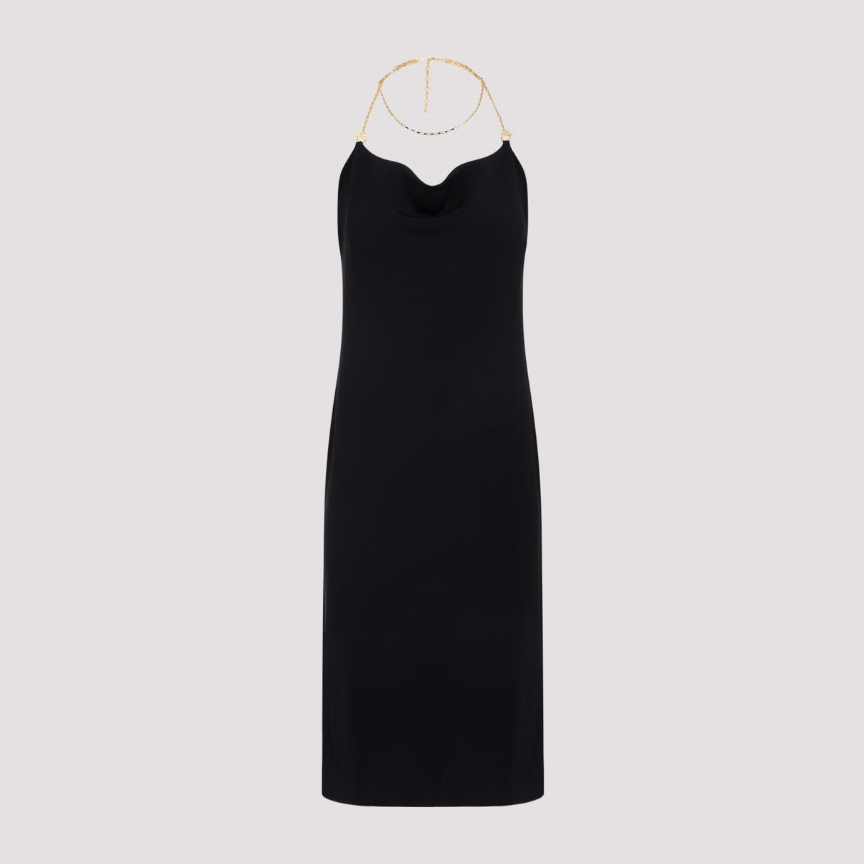 BOTTEGA VENETA Women's Black Viscose Dress for SS24