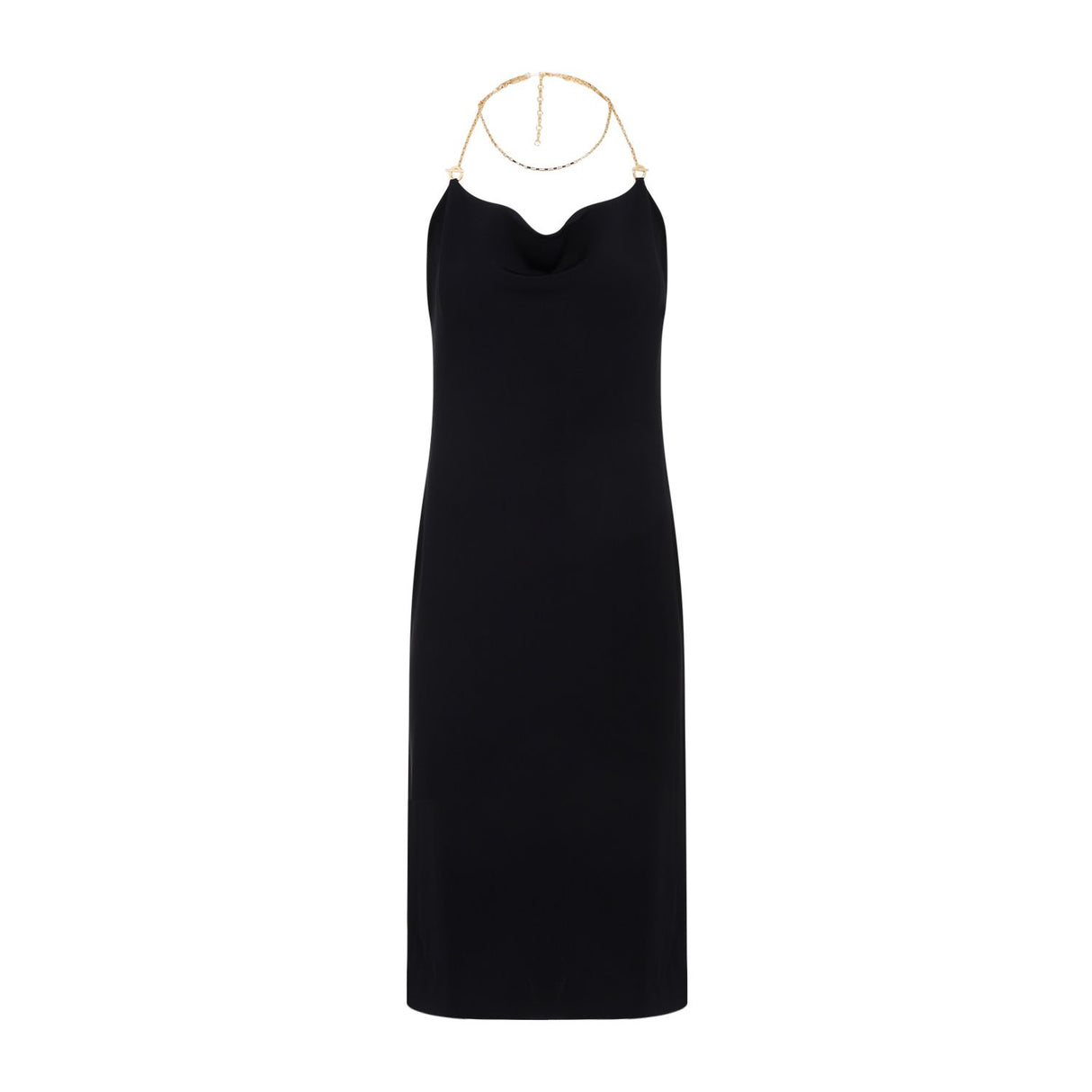 BOTTEGA VENETA Women's Black Viscose Dress for SS24