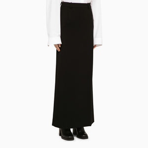 BALENCIAGA Tailored Slit Skirt with Pocket Detail