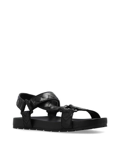 BOTTEGA VENETA Men's Intrecciato Sandals