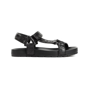 BOTTEGA VENETA Woven Pattern Leather Sandals