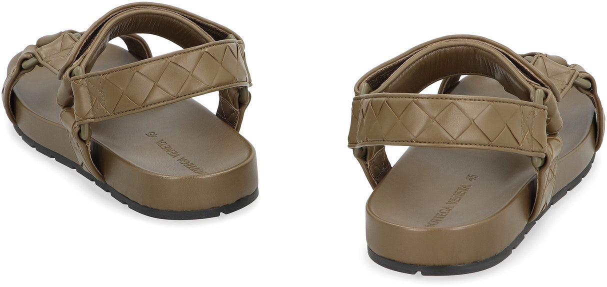 BOTTEGA VENETA Woven Leather Sandals for Men