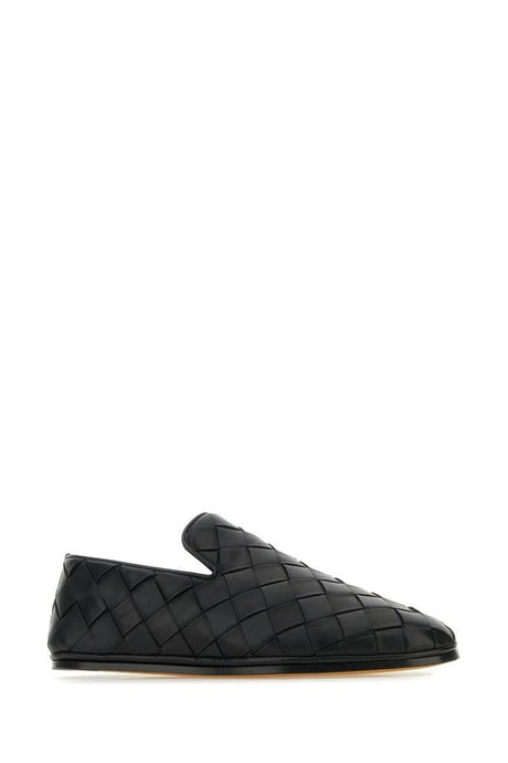 BOTTEGA VENETA メンズブラックナッパレザーサンダル