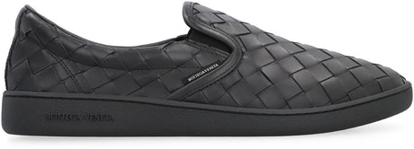 BOTTEGA VENETA Men's Leather Slip-On Sneakers