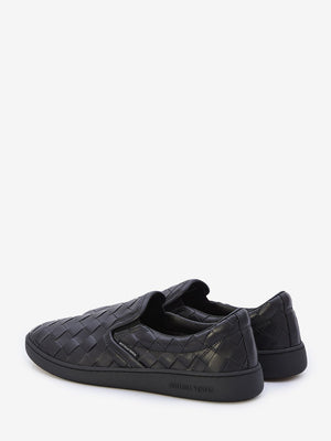 BOTTEGA VENETA Men's Leather Slip-On Sneakers