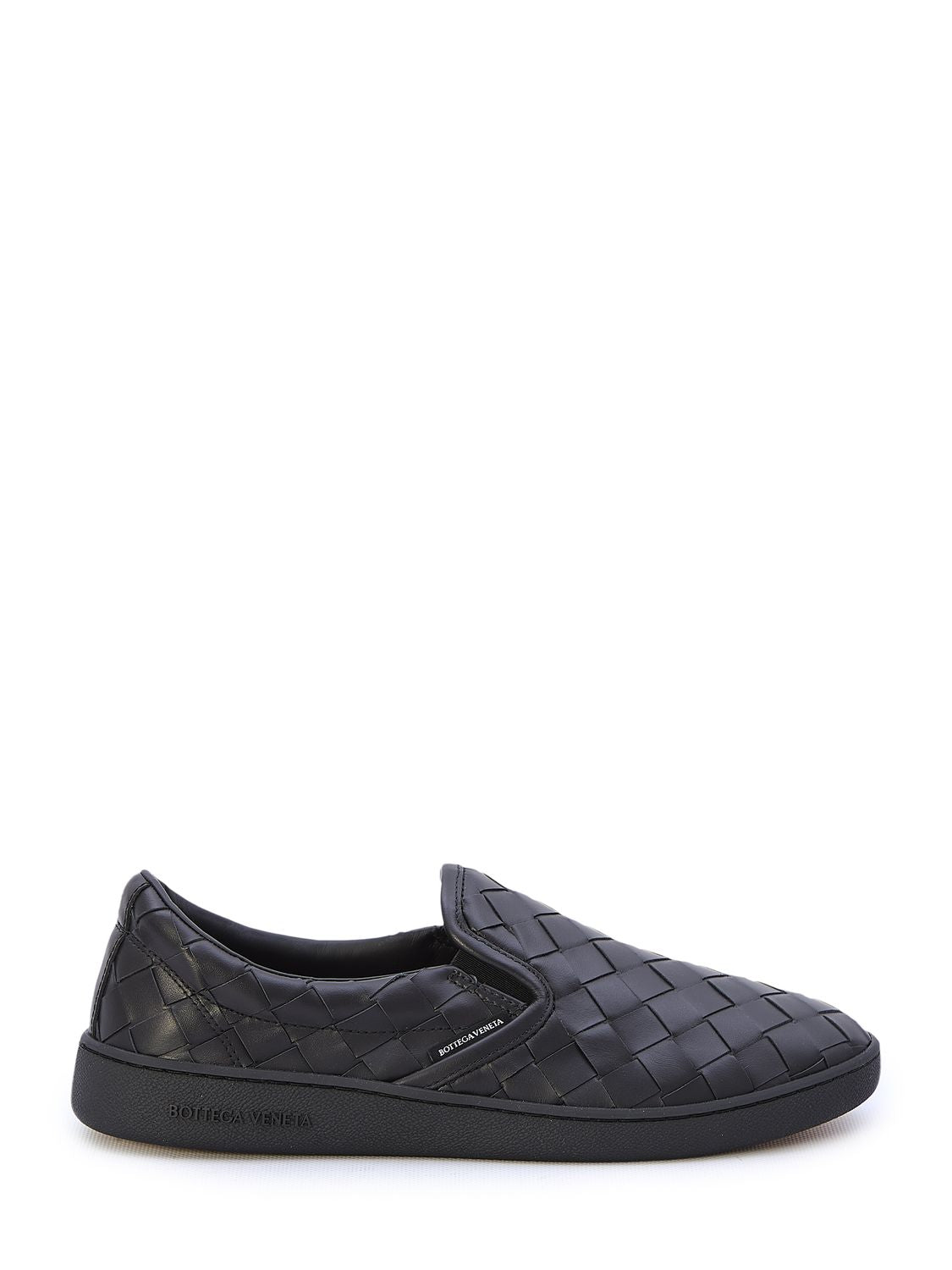 BOTTEGA VENETA Men's Leather Slip-On Sneakers