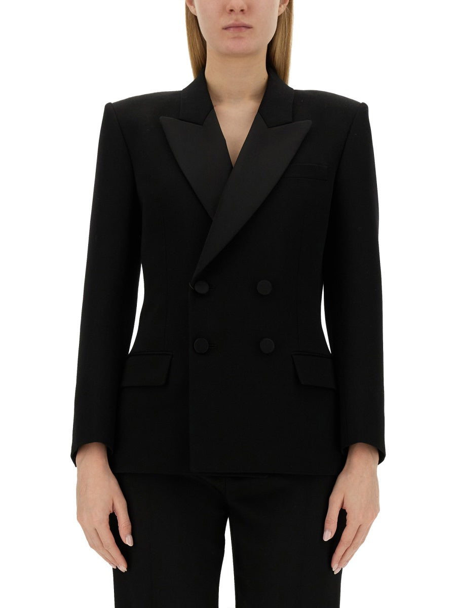 SAINT LAURENT Wool Tuxedo Jacket - Size 40 IT