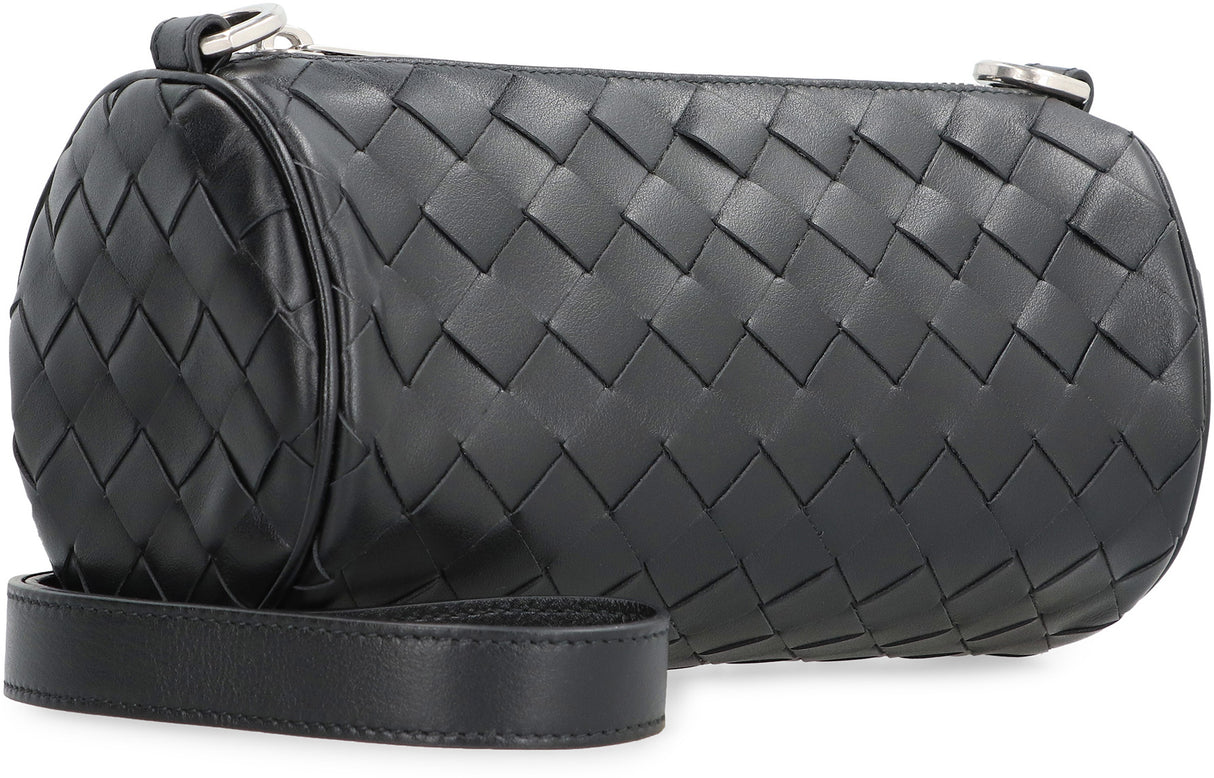 BOTTEGA VENETA Mini Barrel Leather Crossbody Handbag