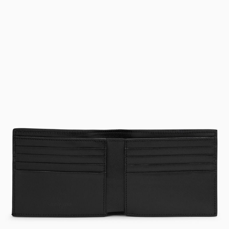 SAINT LAURENT Mini Grained Leather East/West Wallet