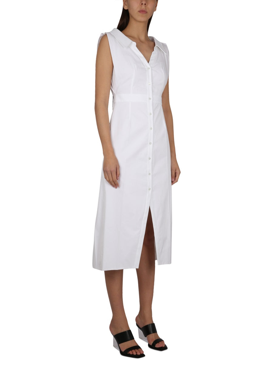 ALEXANDER McQUEEN Classic Cotton Dress with Button Closure