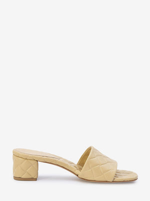 BOTTEGA VENETA Women's Mini Flat Sandals with Lamb Skin