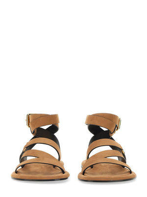 GIUSEPPE ZANOTTI Aymon Mini Leather Strap Sandals for Men