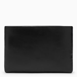 SAINT LAURENT Padded Black Lambskin Clutch Handbag | SS24 Collection