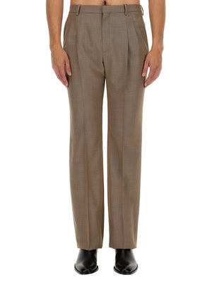 SAINT LAURENT High Waist Wool Pants - Size 50