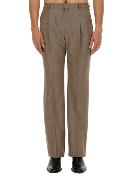 SAINT LAURENT High Waist Wool Pants - Size 50