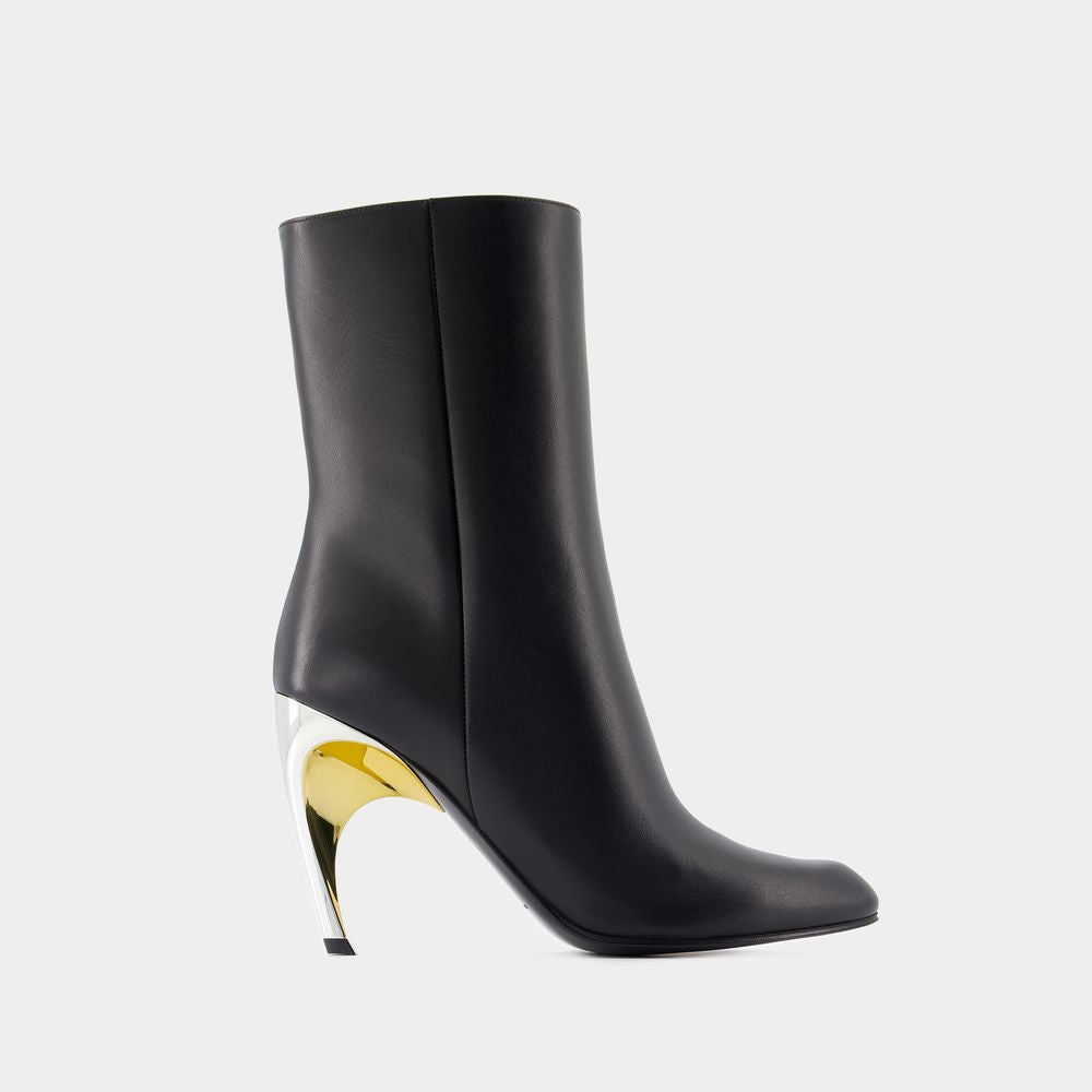 ALEXANDER MCQUEEN Women’s Seal Ankle Boots