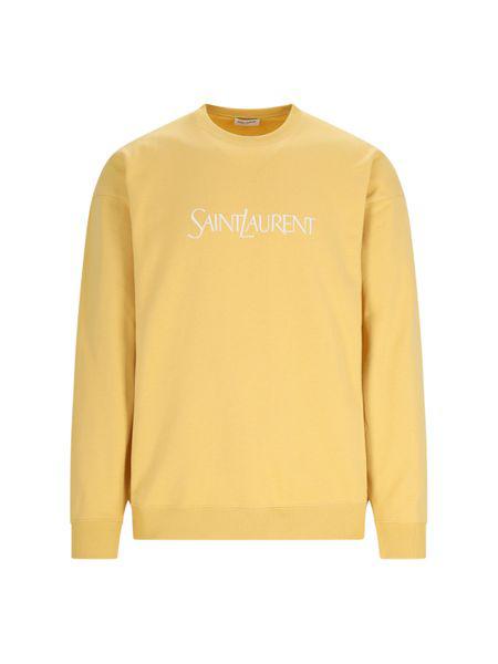 SAINT LAURENT Men's Classic Cotton Sweatshirt