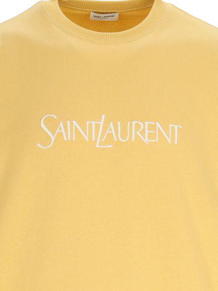 SAINT LAURENT Men's Classic Cotton Sweatshirt