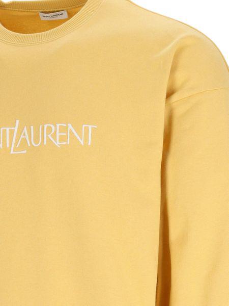 SAINT LAURENT Men's Classic Cotton Sweatshirt