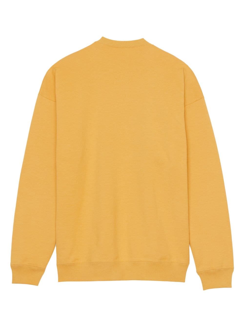 SAINT LAURENT Classic Cotton Ribbed Crew Neck Sweater for Men