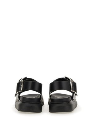 ALEXANDER MCQUEEN Men's Premium Leather Sandals