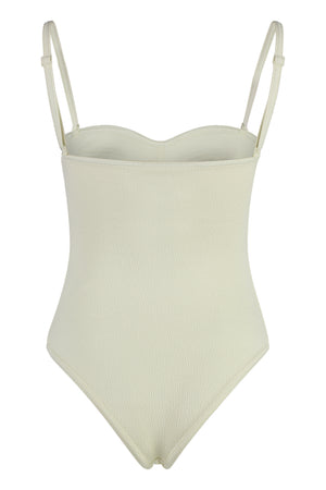 BOTTEGA VENETA Women's Mini Nylon Bodysuit with Removable Straps