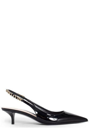 GUCCI Signature Pumps with Pointed Design and 4.5 cm Heel