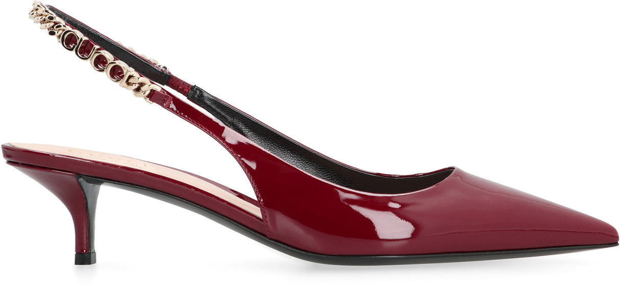 GUCCI Signature Pumps with Pointed Design and 4.5 cm Heel