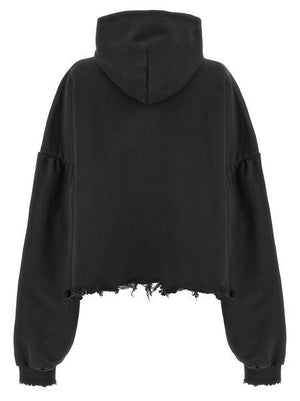 BALENCIAGA Men's Mini Cropped Hoodie