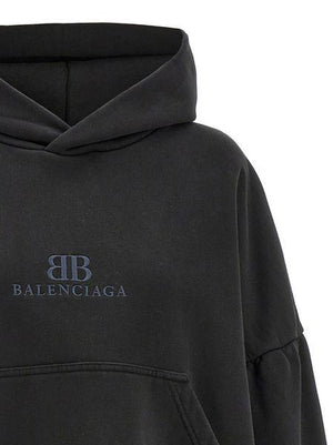 BALENCIAGA Men's Mini Cropped Hoodie