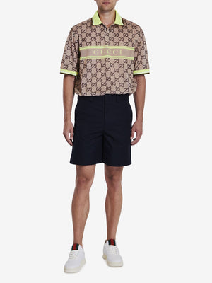 GUCCI Cotton Bermuda Shorts for Men - Fall/Winter 2024