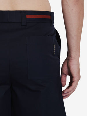 GUCCI Cotton Bermuda Shorts for Men - Fall/Winter 2024