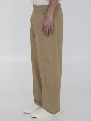 BOTTEGA VENETA Cotton-Twill Bush Trousers