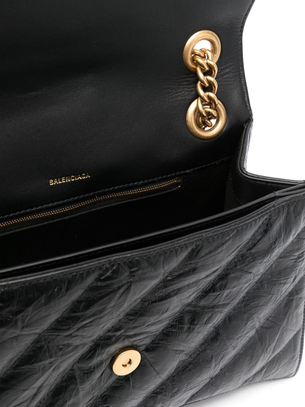 BALENCIAGA Mini Crush Chain Crossbody Bag