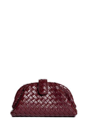 BOTTEGA VENETA シックなベージュ色のミニショルダーバッグ (31.5x16.5x10.9 cm)