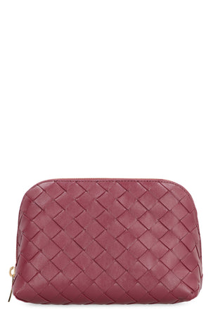 BOTTEGA VENETA Mini Leather Wash Handbag with Intrecciato Motif