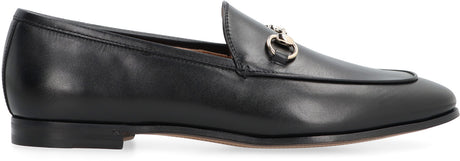 GUCCI Leather Jordaan Loafers for Women