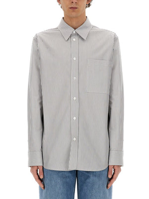 BOTTEGA VENETA Regular Fit Cotton Shirt - Size 48 IT