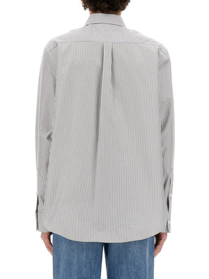 BOTTEGA VENETA Regular Fit Cotton Shirt - Size 48 IT