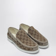 GUCCI Men's Classic Loafers in Original GG Fabric