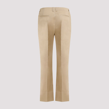 SAINT LAURENT Elegant Cotton Pants - SS24 Collection